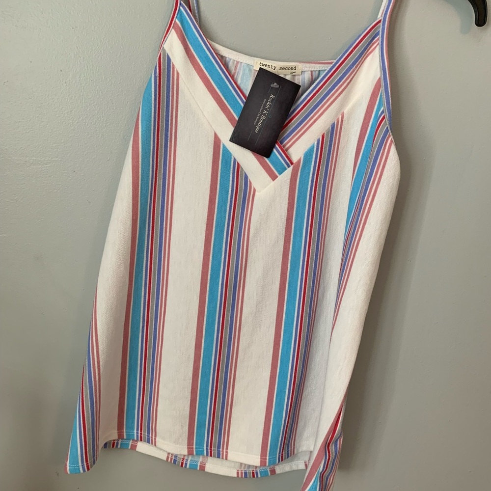 Striped tank top